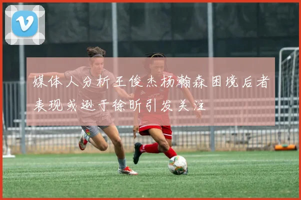 媒体人分析王俊杰杨瀚森困境后者表现或逊于徐昕引发关注